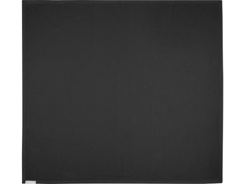Вафельное одеяло Abele 150 x 140 см из хлопка, сплошной черный