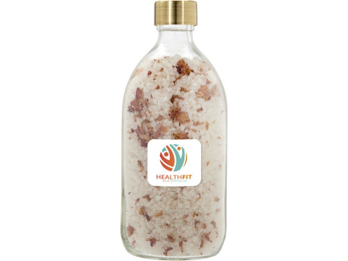 Соль для ванной Wellmark Just Relax объемом 500 мл с ароматом роз - прозрачный