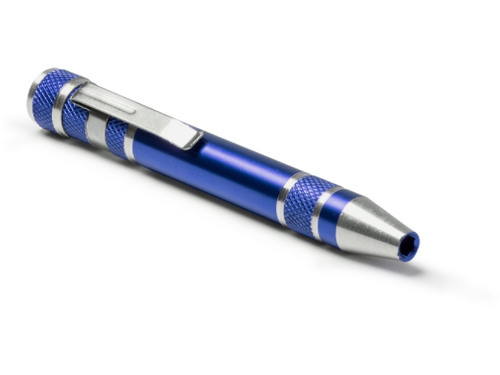 Алюминиевый мультитул BRICO в форме ручки, королевский синий